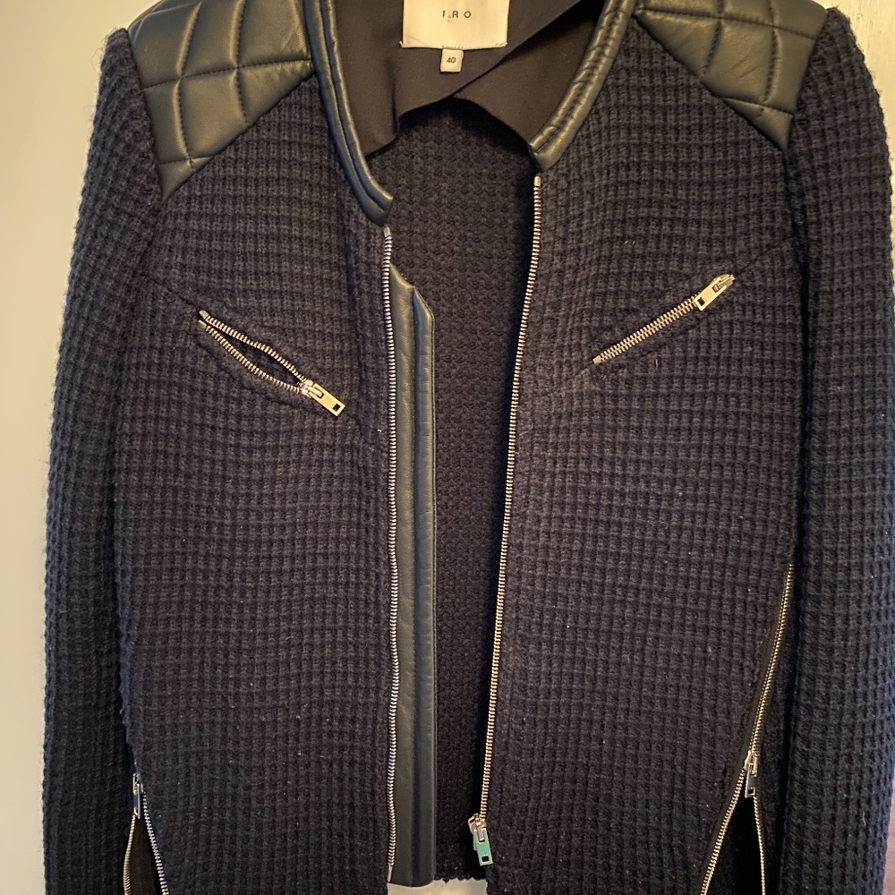 "Iro" Moto style Jacket size 40